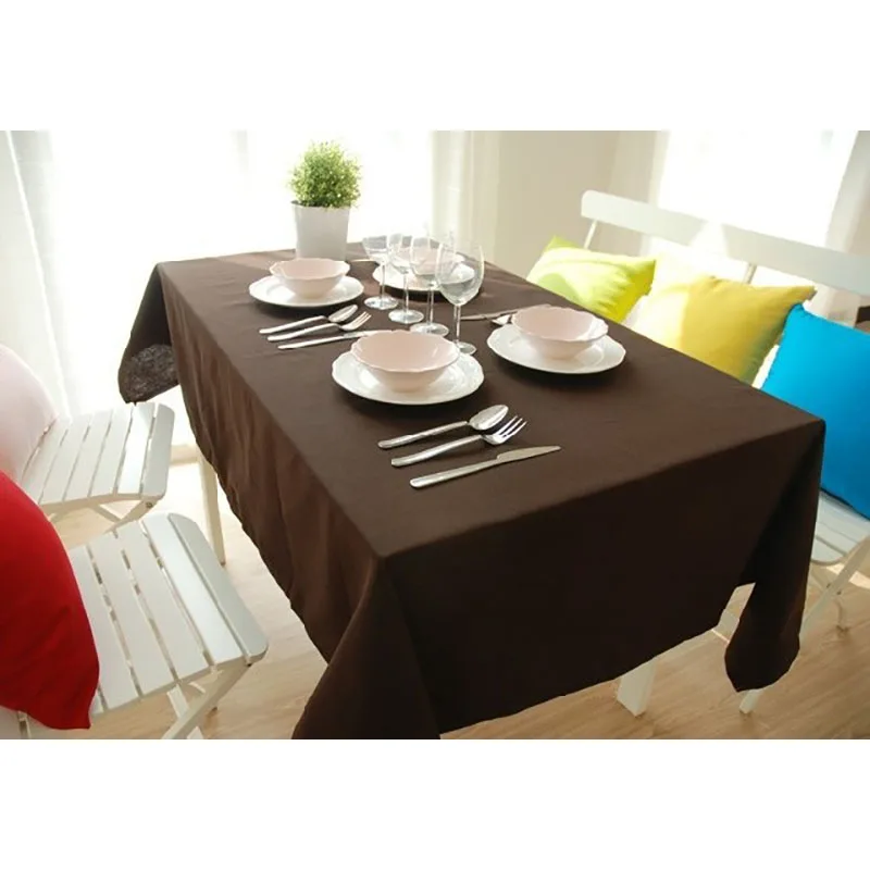 قماش مفرش طاولة المنسوجة الأخضر البني الأحمر سماط المنزل Toalha دي ميسا Nappe رف Manteles الفقرة ميسا الجدول الغلاف الشيء