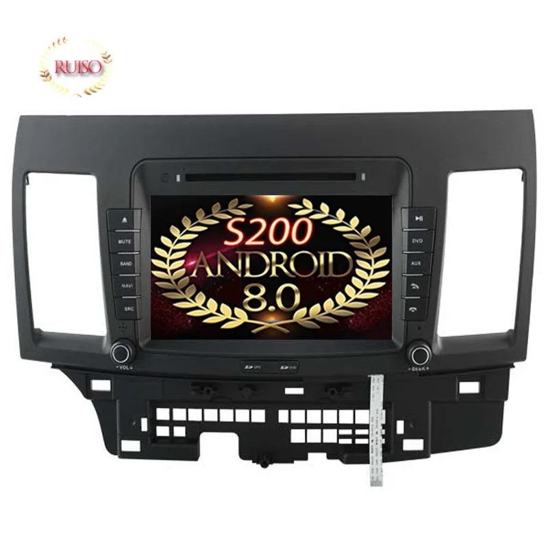 S200 Android 8 0 автомобиль dvd gps для MITSUBISHI LANCER (2006 2015) аудио плеер навигации головное