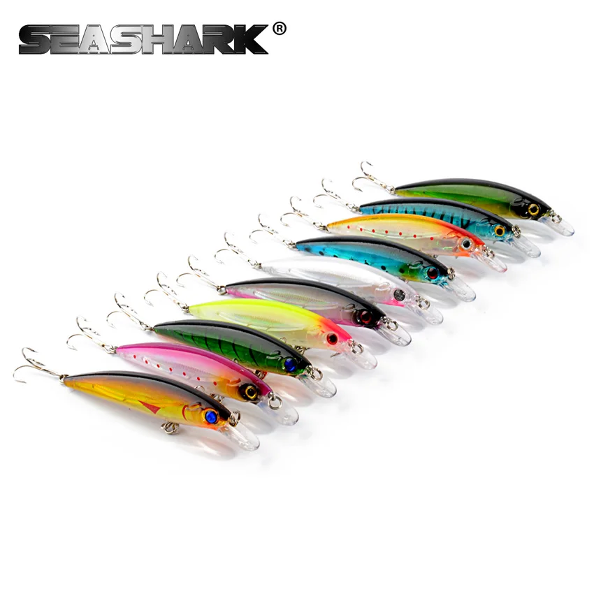 SEASHARK 10 цветов 1 шт. блесны пескари 13 г 11 см Рыбалка приманки искусственные