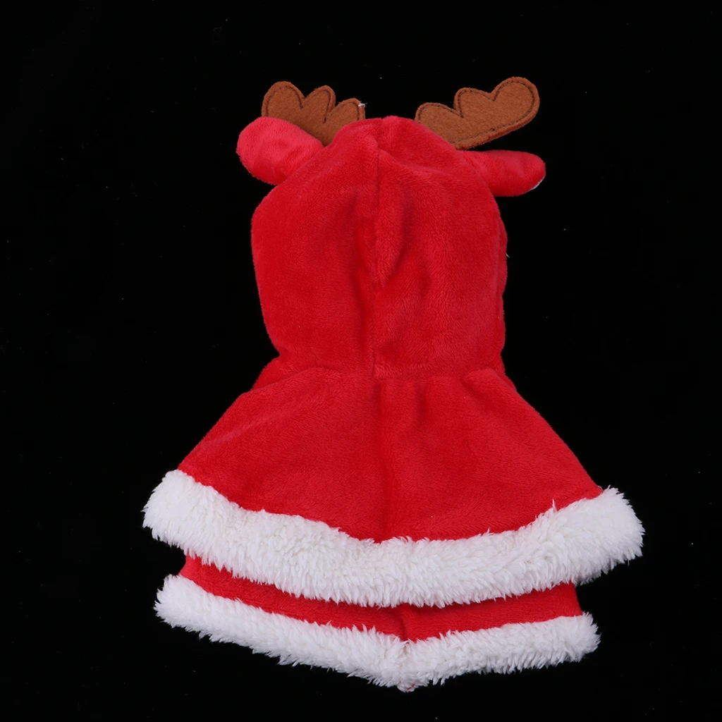 Lovely Reborn Doll Clothes Festival Garment Cartoon Cloak Sleeveless Dress Shoes For Mellchan Baby Doll Dress-up Accessory