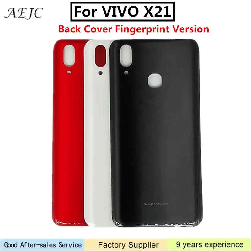 

Battery Back Cover For VIVO X21 Back Cover Fingerprint Version Back Battery Door Cover Housing Replacement Repair Parts