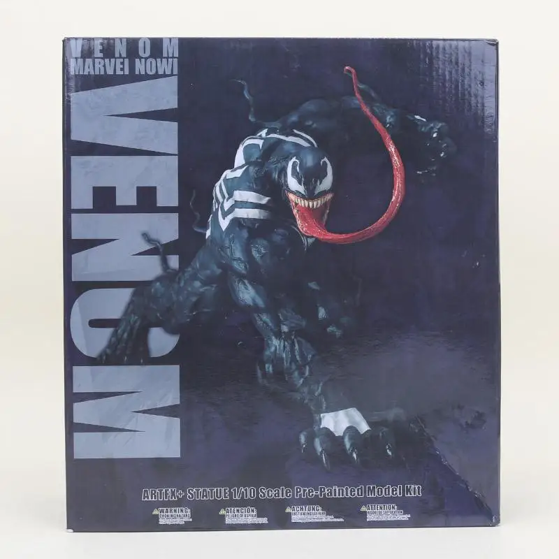 ARTFX фильм Удивительный Venom SpiderMan Miles Morales фигурка карнажа Venom ARTFX 1/10 Масштаб ПВХ Фигурки игрушки - Цвет: venom with box