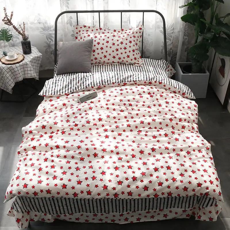 

Children's Bedding Sets 3pcs Geometric Pattern Bed Linings Duvet Cover Bed Sheet Pillowcases Cover Set comforter bedding sets