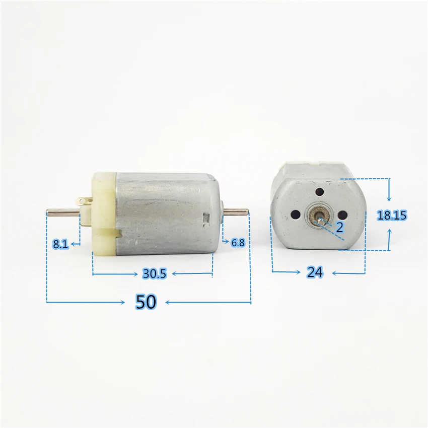 2 шт двухголовый двигатель постоянного тока, FK-280SA-14200, автомобильное складное зеркало заднего вида, дверной замок, двигатель водителя, 280 мотор для ремонта автомобиля, mabuchi