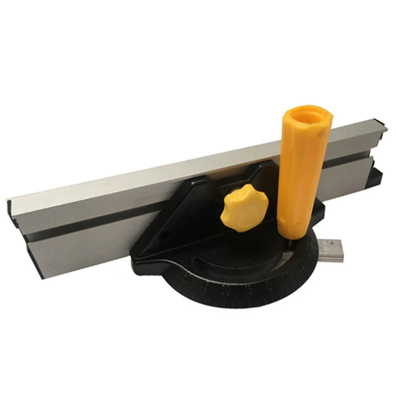 Miter Gauge And Box Joint Jig Kit With Adjustable Flip Stop Aluminum