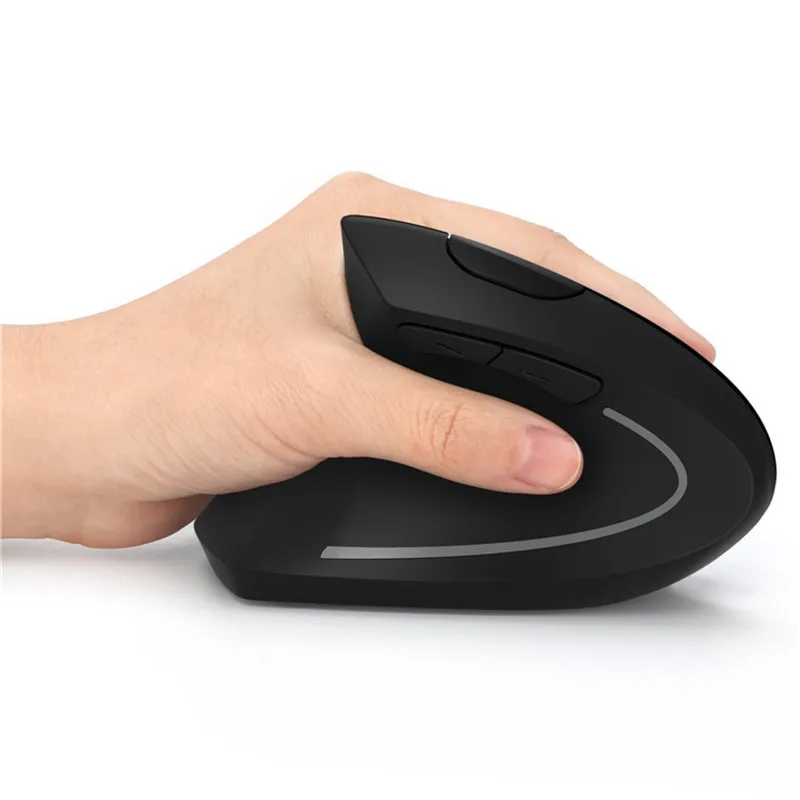 Free Shipping Big hand left Mouse Rechargeable Wireless Ergonomic vertical with 6 buttons DPI Switch mouse computer accessories