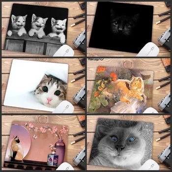 

Mairuige Big Promotion Rubber Small Size Gaming Mouse Pad Cute Cat Animal Mouse Mat Desktop Computer Laptop Mousepad 22X18CM