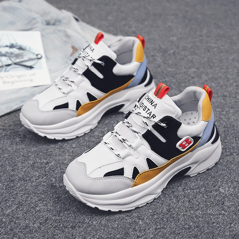 2018 Shoes White Shoe Women Fashion Brand Retro Platform ...