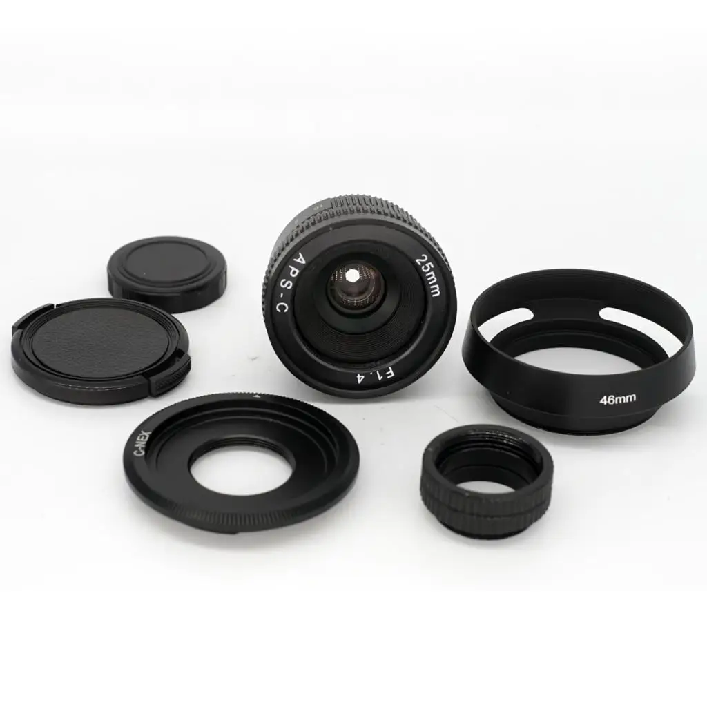 

25mm F1.4-16 APS-C CCTV TV Movie c mount Lens for Sony NEX3/5T/6/7 A5000 A6000 A5100 A7S A7R A7II mirrorless camera