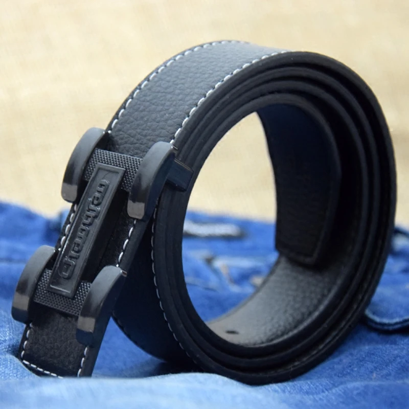 No Metal Belt Men Anti Allergy Belt Dermis Plastic Smooth Buckle Safety