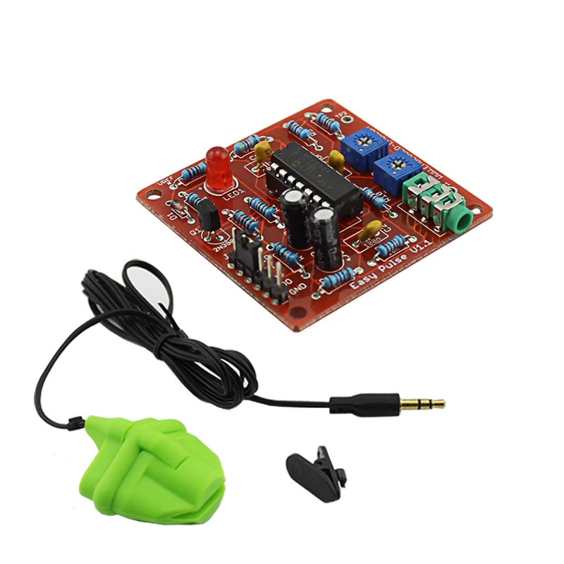 Elecrow Upgraded Version DIY Pulse Sensor Easy Pulse V1.1 with Heart
