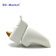 Белый молоток "носорог", Телескопический Мини-молоток инструменты, Золотая булавка дизайн награда Ограниченная серия молоток подарок