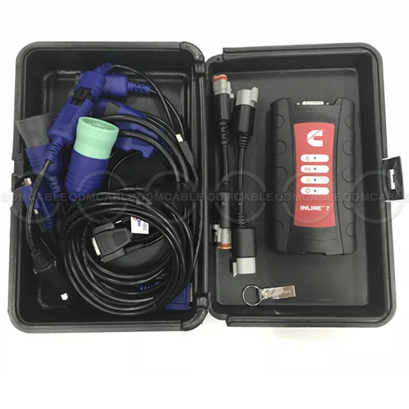 

Engine OBD II diagnostic cable 5299899 INLINE 7 Data Link Adapter Diesel Truck Scanner inline 7 Heavy Duty Truck Diagnostic Tool