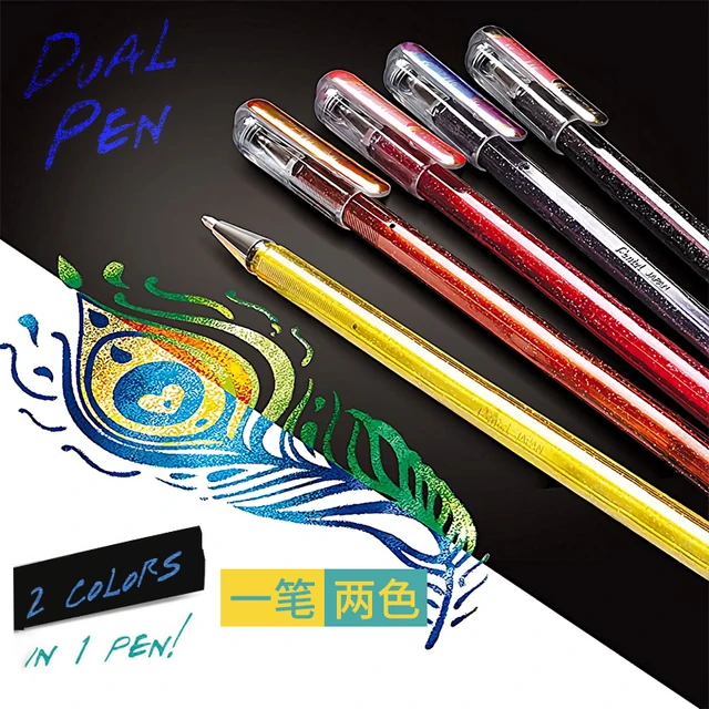 Pentel Hybrid Dual Metallic Gel Pen - 1.0 mm - 6 Colour Set