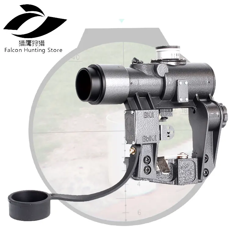 Tactical Optics Sights 1X30 SVD Red Illuminated Hunting Riflescope fits for Tigr SKS Style Side Mount Tactical Optics Sights 1X30 SVD Red Illuminated Hunting Riflescope fits for Tigr SKS Style Side Mount