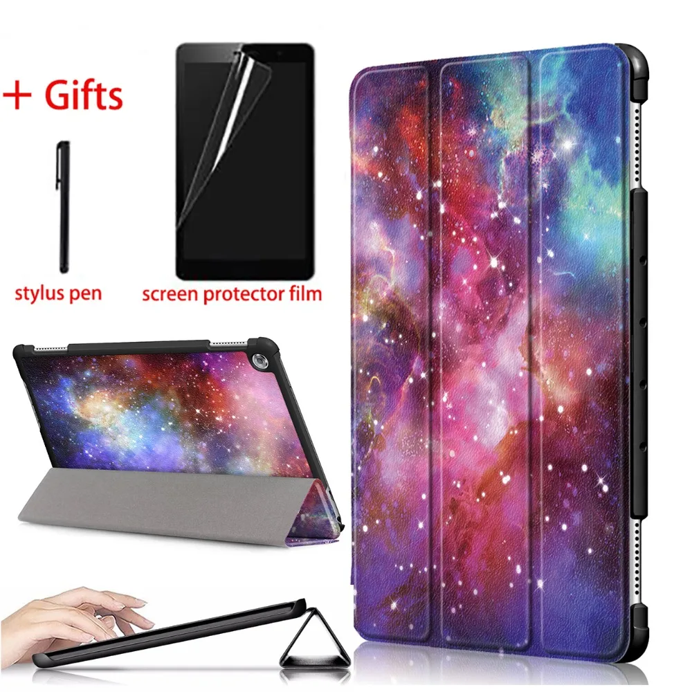 

Case For Huawei MediaPad M5 Lite 10 BAH2-W19/L09/W09 Stand Tablet Leather Smart Cover For Huawei mediapad M5 Lite 10 10.1" Case