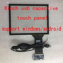 8inch 4:3 usb capacitive touch panel/screen for HJ080IA-01E/EJ080NA-04C/N080XCG-L21/HJ080IA-01B/CLAA080XA03BT and more same size hdmi lcd controller board 8inch ej080na 04c 1024x768 lcd screen