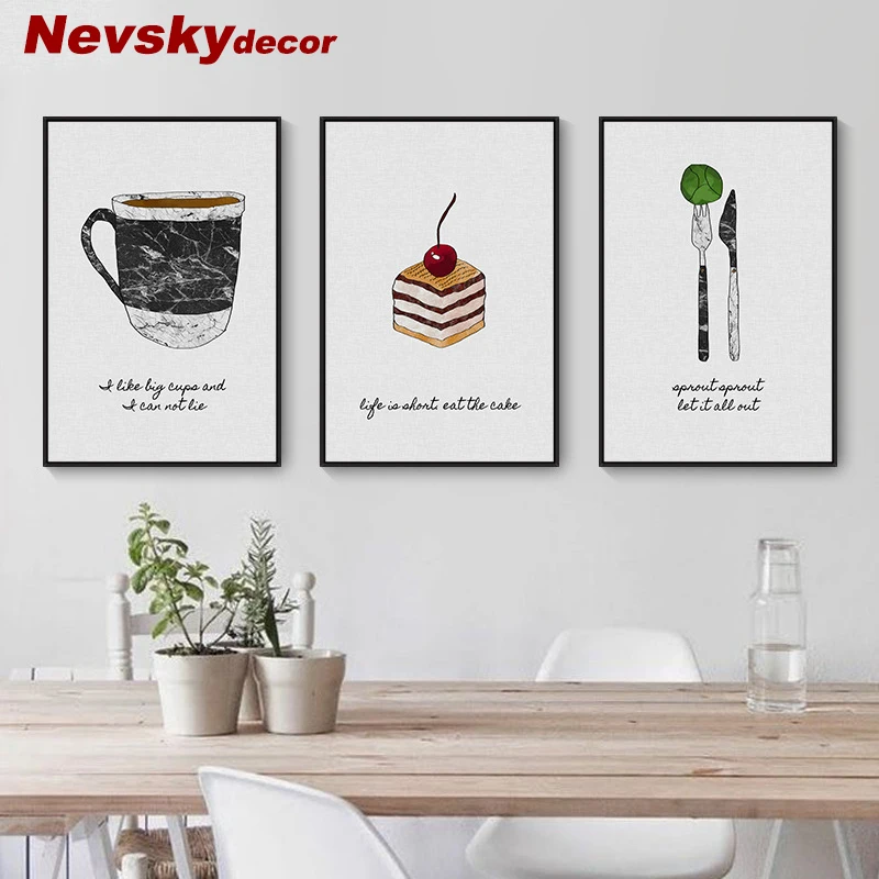 

Nevsky Still life abstract art paintings on the wall for a house with a frame for cafe restaurant cuadros decoracion on canvas