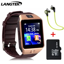LANGTEK Smart Watch DZ10 for Apple android phone support SIM card reloj inteligente smartwatch pk gt08 wearable smart electronic