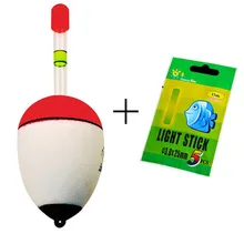 1Float 5 Light Stick EVA Fishing Floats Bobber Set 10g 20g 30g 40g 50g 60g Sea