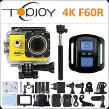 F60R 4 К Действий Камеры 4 К/30fps 1080 P 60fps WiFi 2.0LCD 170D Шлем Камеры Водонепроницаемый Extrame Cam пульт дистанционного Управления Камеры Спорта F60R