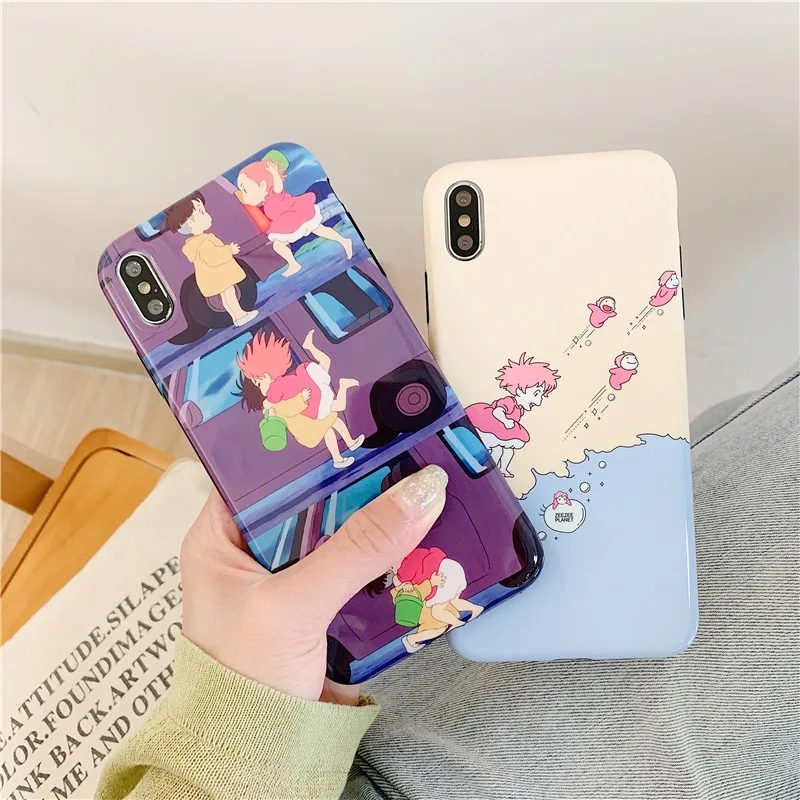 Милый мультяшный чехол для телефона iphone X XR XS Max 6 6s 7 8 plus задняя крышка модные