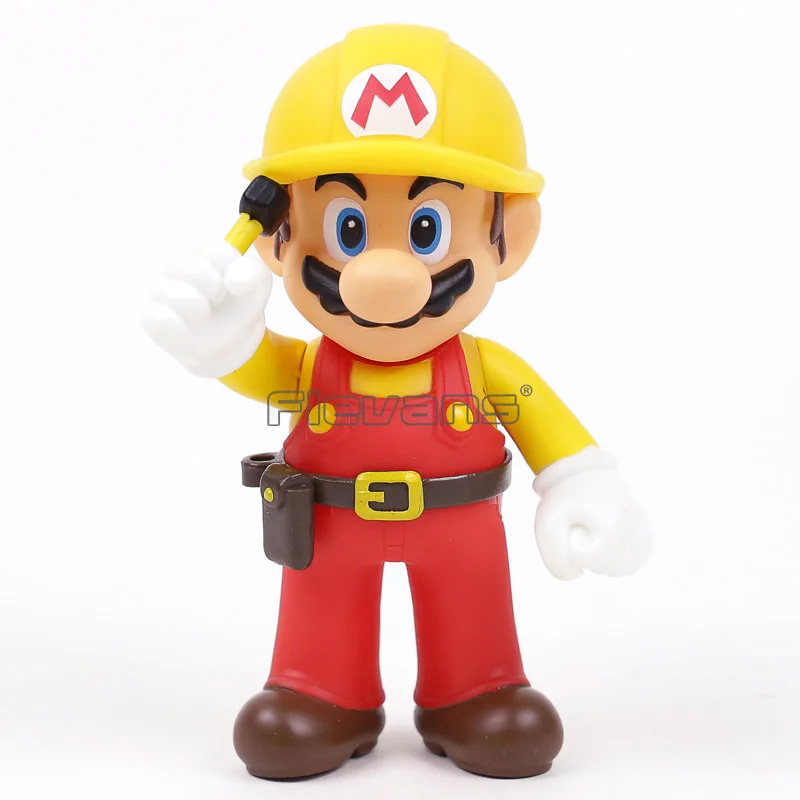 Super Mario Bros The Repairman Mario Vinyl Action Figure Collectible Model Toy Super Mario Bros The Repairman Mario Vinyl Action Figure Collectible Model Toy
