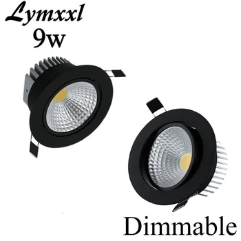 

New Arrival 9W COB Led Down Lights Dimmable Led Recessed Downlight Led Cabinet Lighting AC 85-265V +Led Driver UL CE SAA