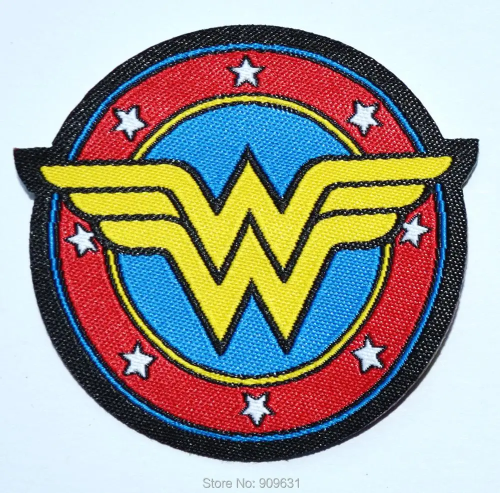

30x WONDER LOGO Nice WOMAN -COMICS-Iron On Embroidered Patch/TV, Movie