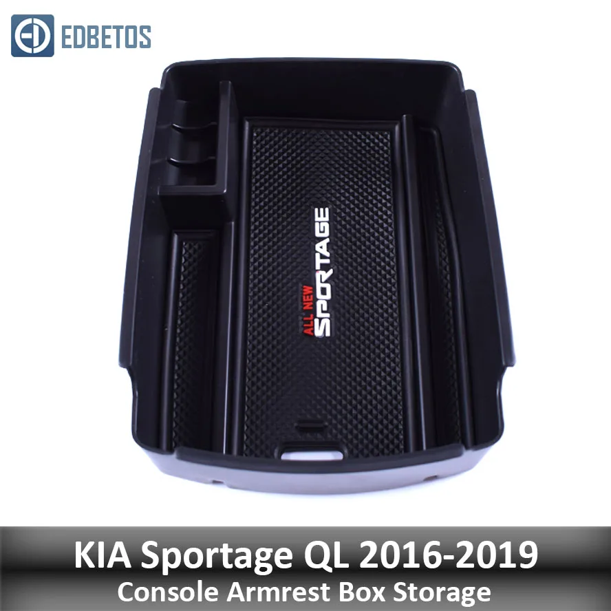 Подлокотник коробка для хранения для KIA Sportage KX5 QL AT LHD- центральная консоль органайзер для хранения