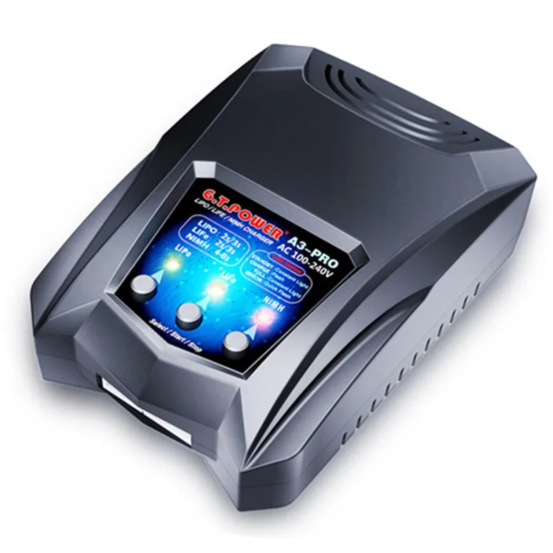 G.T.Power Model A3 Pro 2A 16W Watt AC 100-240V Charger For 2-3S Lipo LiFe 4-8S NiMH NiCd Battery | Игрушки и хобби