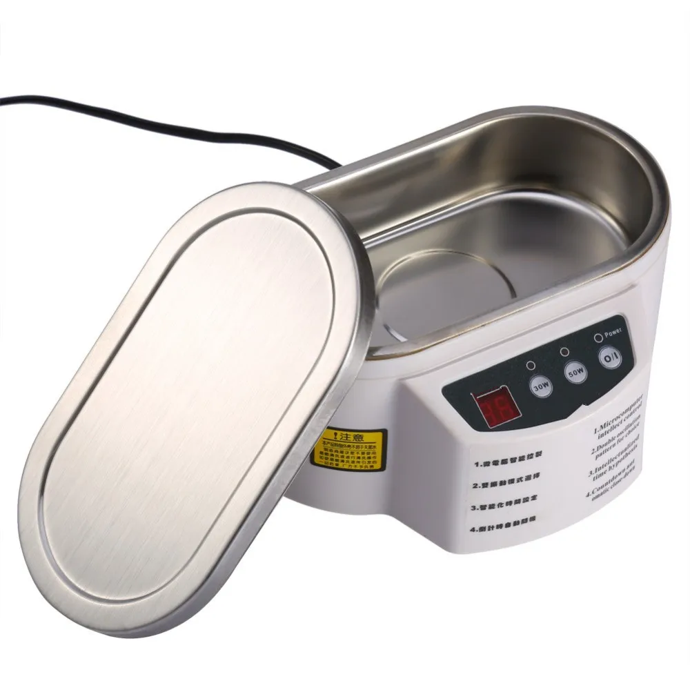 30W/50W 220V/110V Mini Ultrasonic Cleaner Bath Limpiador Ultrasonico