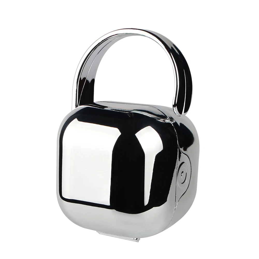 

MIYOCAR pacifier nipple storage box Unique Design sliver FDA Approved Silicone Soother Baby Pacifier With Gold coating