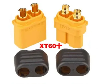 

Amass XT60H Plug Connector Black With Sheath Housing XT60-F/XT60-M Male Female Plugs Charging Joint For FPV RC Drone Battery DIY
