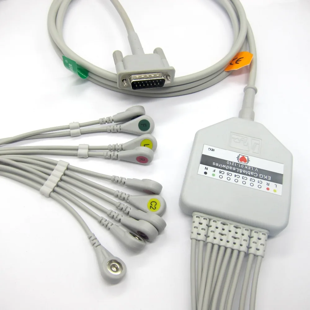 

Кабель HP EKG с 10 проводами, популярный кабель EKG