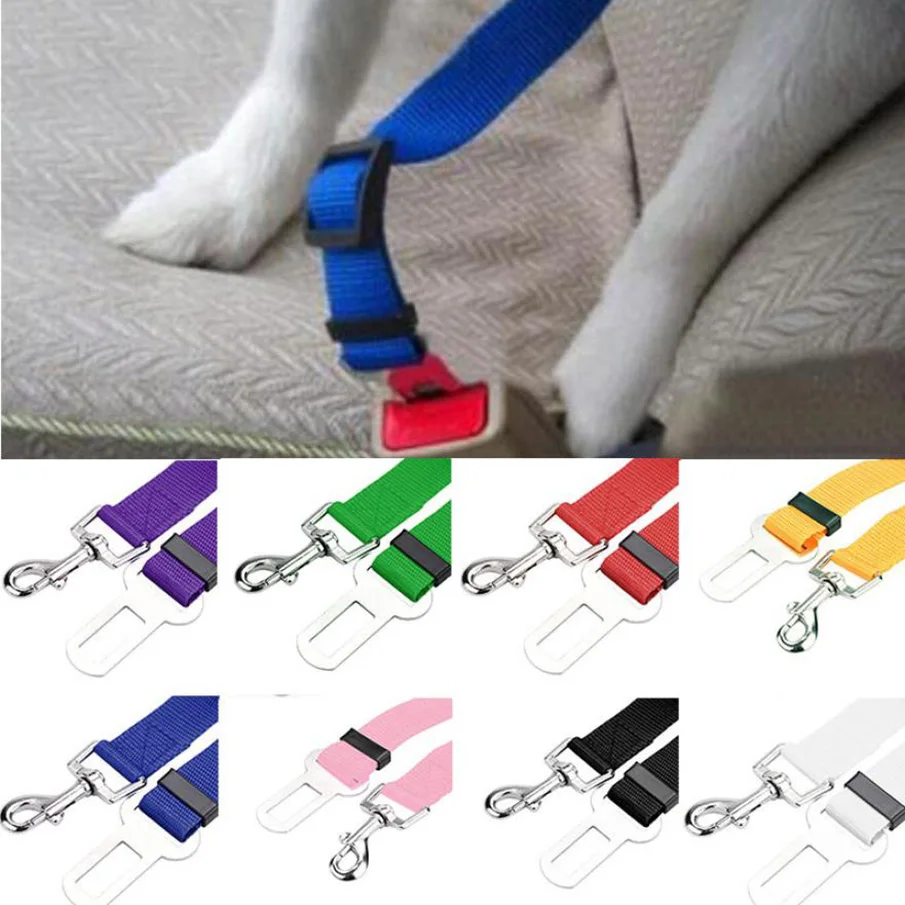 

Qualified Pet Cat Dog Car Safety Seat Belt Harness Vehicle Dog Seatbelt Lead Leash Clip Cachorro Mascotas Cinturon De Seguridad