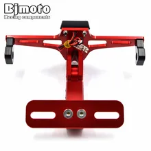 Bjmoto двигатель Спорт велосипед номерные знаки для мотоциклов кронштейн держатель KTM Duke RC SMC Honda Kawasaki Z750 Z800 Z900 Z1000 Yamaha YZF