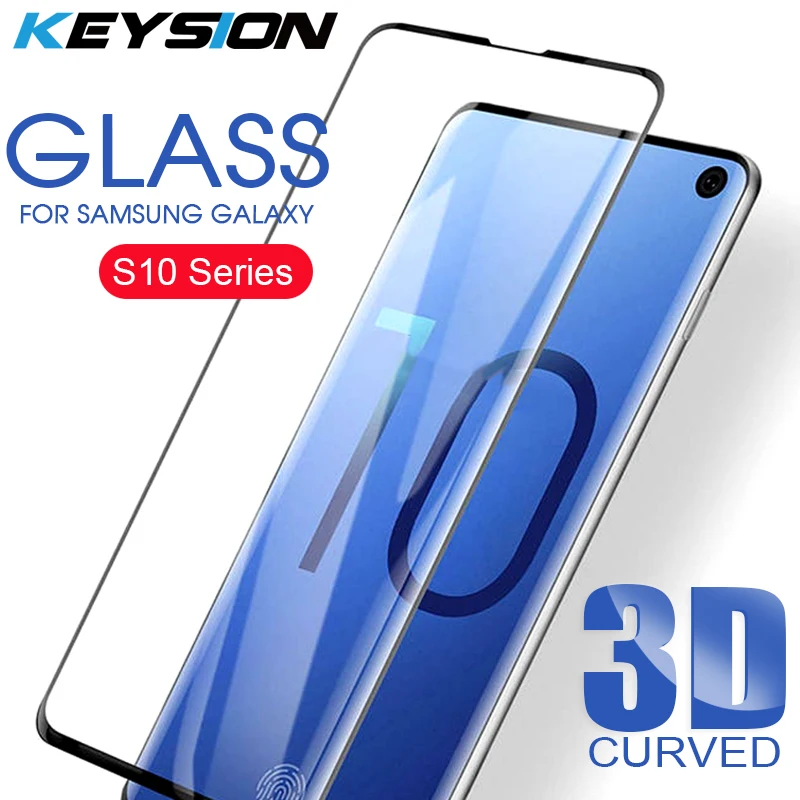Защитное 3d-стекло KEYSION для Samsung Galaxy S10 Plus закаленное стекло + S10E изогнутая защитная