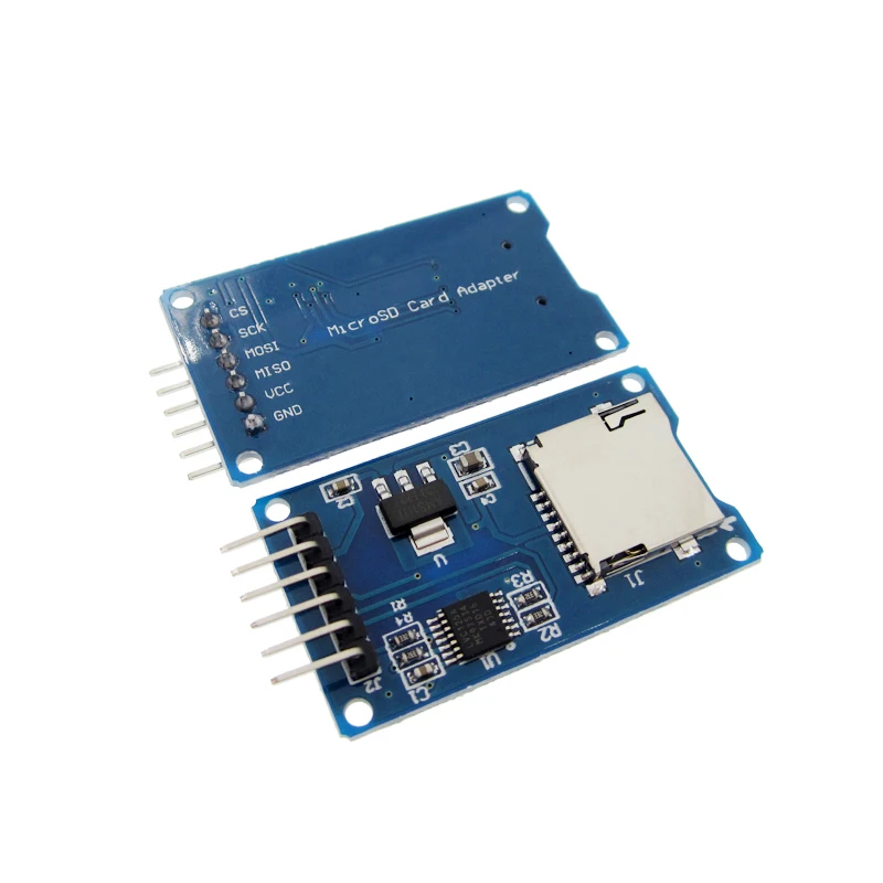 

10pcs/lot Micro SD card mini TF card reader module SPI interfaces with level converter chip