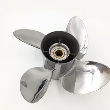 13x19 для yamaha 4 лопастные пропеллеры из нержавеющей стали Пропеллер подходит для yamaha 60-115 л.с. двигатель дешевые лодочные моторы подвесной пропеллер
