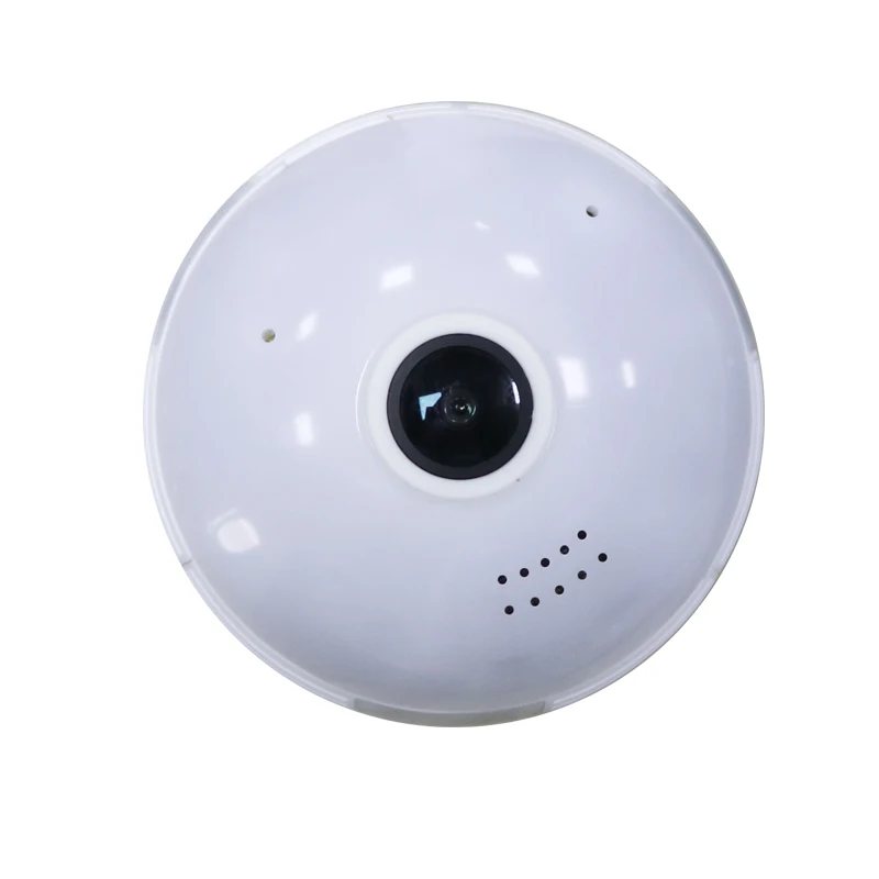

New IP Camera Network Camera VR 360 Degrees Wifi Wireless 3D Fisheye Panoramic Light Camera Network Light Bulb Home Security