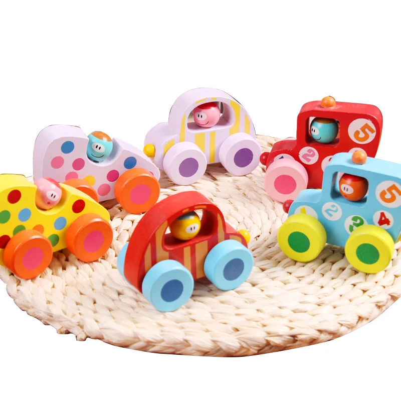 

Kids Car Toys1-3 Years Baby Early Education Wooden Vehicle Toy Birthday Gifts For Toys Kid Model Vehicles Toy Baby Car Wood Gift