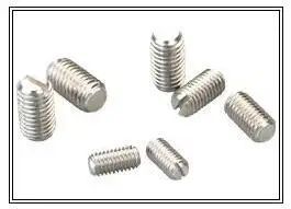 

M2.5x3 M2.5x4 Slotted Set Screws With Flat Point Stainless Steel Grub Screw Pack 100