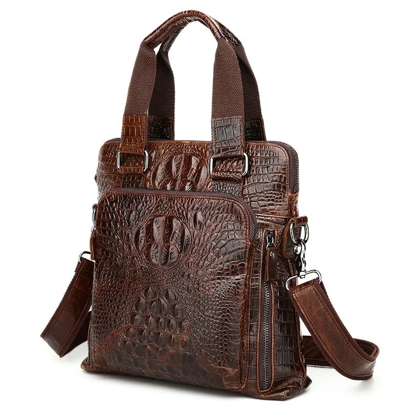 100 Natural Genuine Leather font b Men b font Messenger font b Bags b font Briefcase