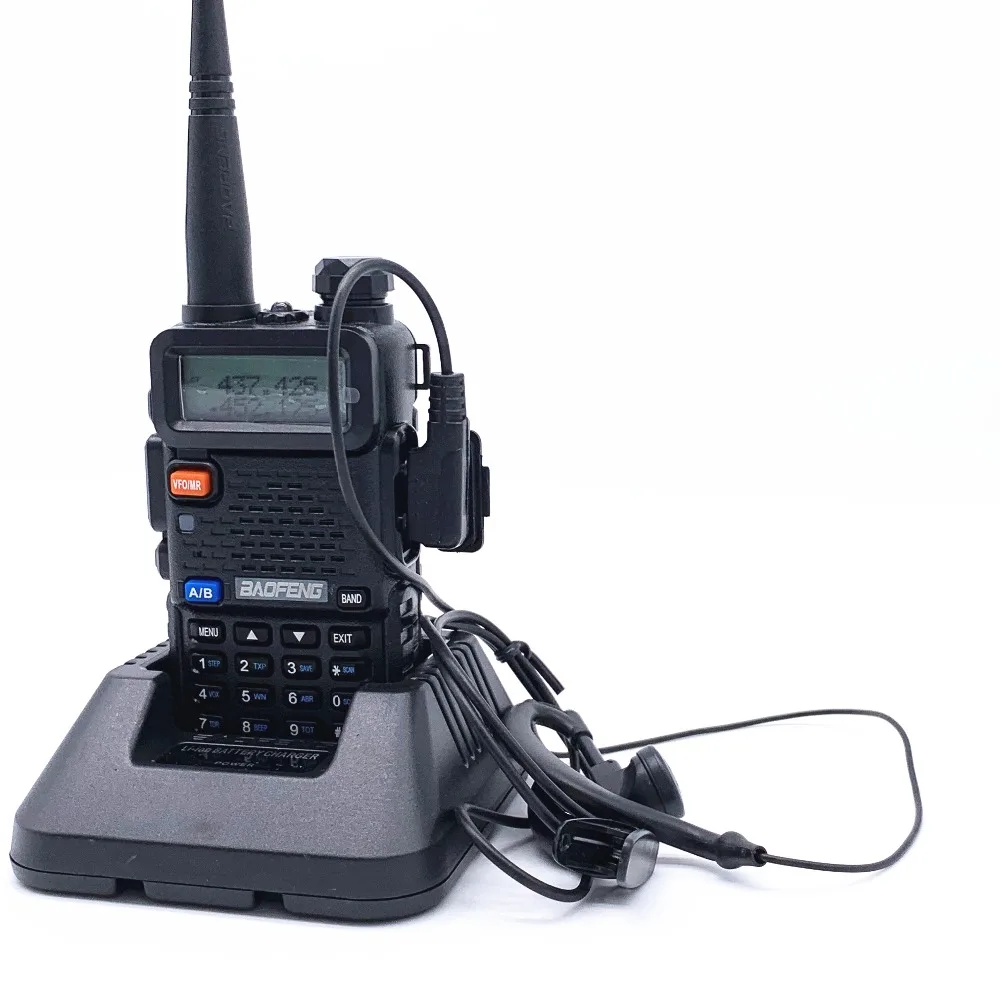 2 шт BaoFeng UV-5R Walkie Talkie профессиональные любительский радиопередатчик BaoFeng UV5R трансивер 128CH 5 W VHF и UHF Ручной 5R для охотничья рация