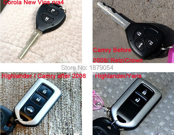 Фирменная Новинка! 2 кнопки/3 кнопки модифицированный Флип складной пульт дистанционного ключа чехол для Toyota Camry Reiz RAV4 Vios брелок крышка