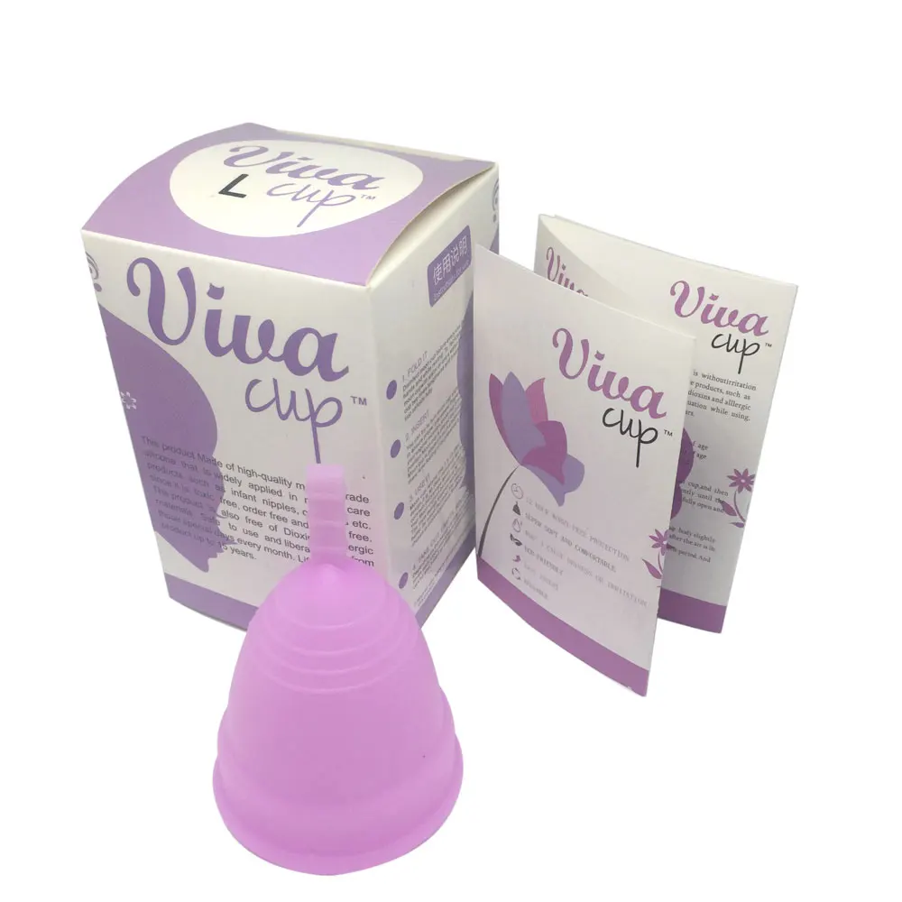 1Pcs box-packed Medical Grade Silicone Menstrual Cup for Women Feminine Hygine Product Health Care Anner Cup
