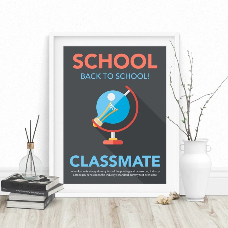 School poster back to school print