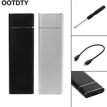 Тип C к USB 3,1 к M.2 NGFF SSD мобильный жесткий диск коробка адаптер карта Внешний корпус чехол для m2 SATA SSD USB 3,1 2230/2242/22