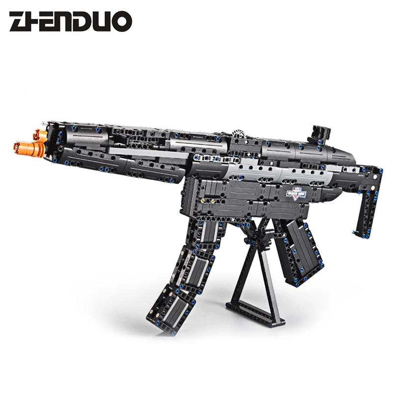 

ZhenDuo Toys C81006 Submachine Gun Puzzle Assembling Building Gun Toy